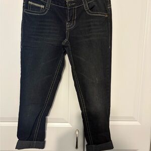 BONGO Dark Wash Cropped Jeans
